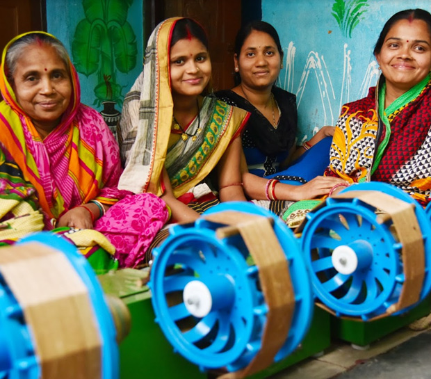 Rural women artisans together